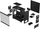 Kasë kompjuteri Fractal Design Pop Air Black TG Clear Tint