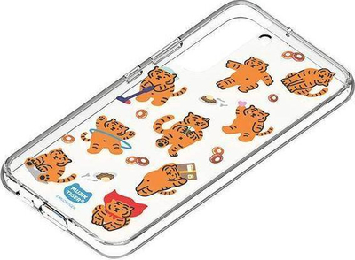 Pllakë dekoruese Samsung MUZIKTIGER për Galaxy S22+ S906, PC transparente, tigrush, shumëngjyrëshe