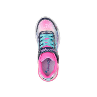 Atlete për kalamaj Skechers Flutter Heart Lights Simply Love, me drita LED, shumëngjyrëshe