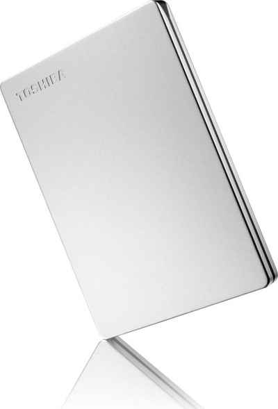 Disk i jashtëm Toshiba Canvio Slim, 2TB, USB 3.2, argjendtë