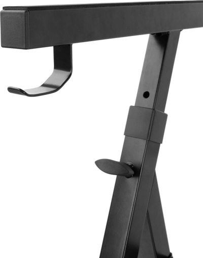 Стенд за тастатура Mozos KSX3, прилагодлив, челик, црн