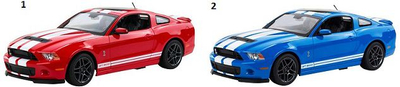 Makina me telekomandë Ford Mustang Shelby GT500, shkallë 1:14, 2.4GHz, e kuqe