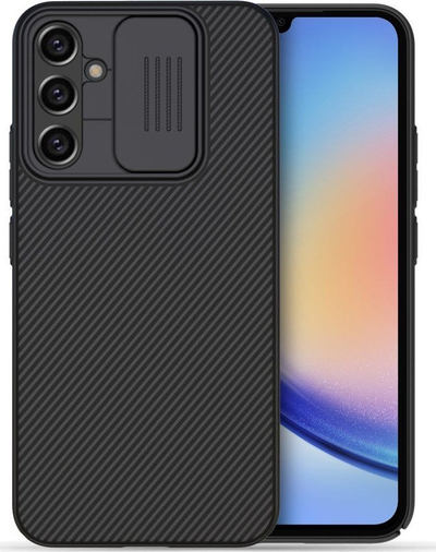 Mbrojtëse telefoni Nillkin CamShield për Samsung Galaxy A34 5G, polikarbonat, e zezë