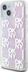 Mbrojtëse telefoni DKNY Liquid Glitter Multilogo, për iPhone 15 14 13, TPU PC, rozë