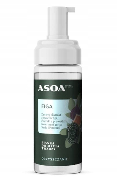 Shkumë pastruese fytyre Asoa Figa, 150ml, heqës i grim-it