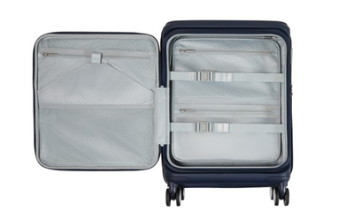 Valixhe Hard Me 4 Rrota Samsonite Paralux Ngjyrë Blu