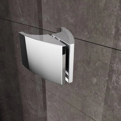 Кабина за туширање Ravak Pivot Chrome Glossy, 80x80x190 cm, проѕирно стакло, сјаен хром