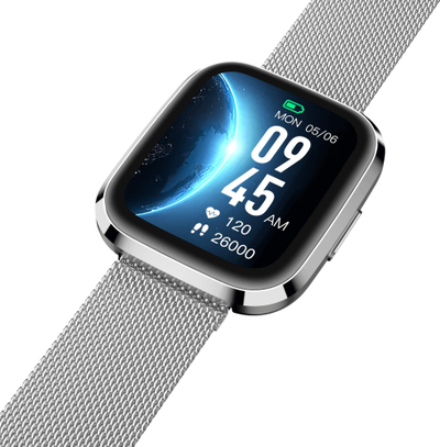Smartwatch Garett GRC Style, ekran 1.72\", çelik, argjend