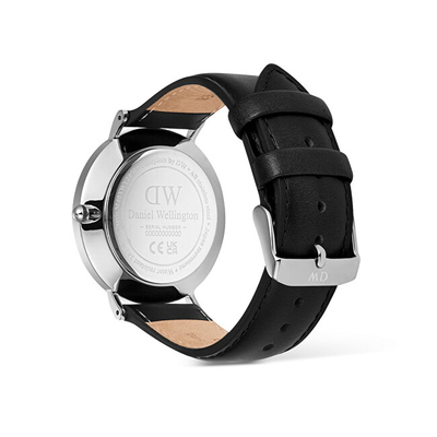 Orë dore Daniel Wellington Classic Day Display Sheffield Silver DW00100832, unisex, e zezë