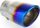 Tуб издувен декоративен AMiO MT 007BLC 02198, 120mm, инокс, син и хромиран