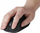 Mouse ergonomik pa tela DELTACO Office, 2.4 GHz, silent click, i zi