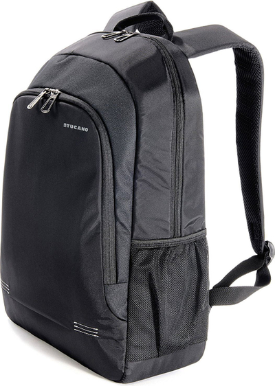 Çantë shpine Tucano Forte Large për laptop 15.6", najlon, e zezë