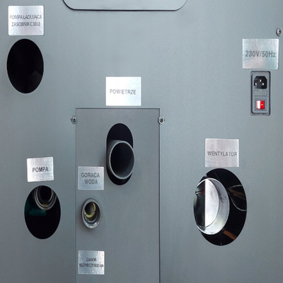 Kaldajë peleti Ferroli Biopellet Pro 24kW, rezervuar 105kg, gri