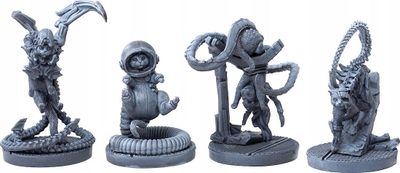 Zgjerim loje Rebel Nemesis Space Cats, paketë koleksionuese, 4 figura me mace astronaut