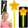 Shkop ndriçues LeanToys në formë ylli, neon, 22 cm