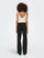 Pantallona ONLY ONLLANA-BERRY Straight Fit, të zi