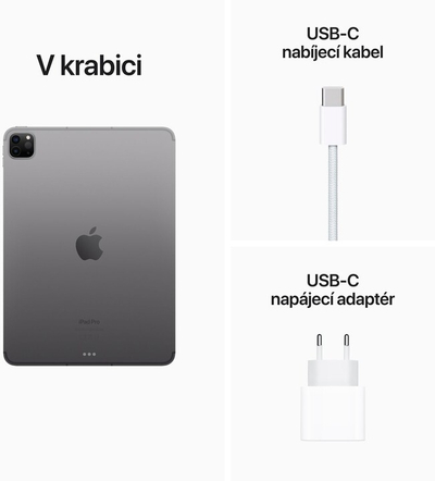 iPad Apple Pro Wi-Fi + Cellular, 11" 2022, 512GB, сива боја