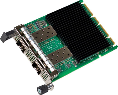 Karta rrjeti Intel Ethernet Modules, për server, me heatsink, jeshile