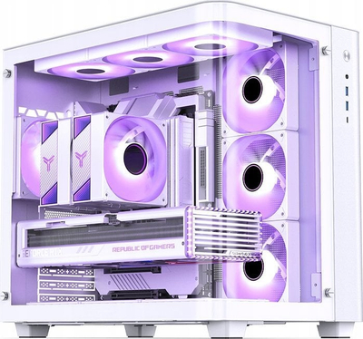 Куќиште за компјутер Jonsbo Jonsbo TK-3 - ATX-Gehuse, wei, Full Tower