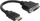 Kabllo Delock AV Adapter HDMI - DVI-I, e zezë
