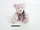 Arushë pelushi Beppe Bear Roger, 26cm, me fjongo, rozë