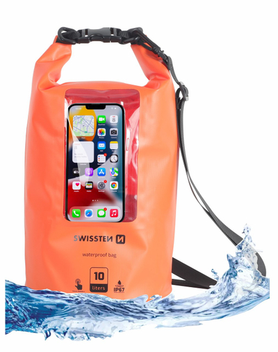 Mbështjellës për celular Swissten, 10l, portokalli