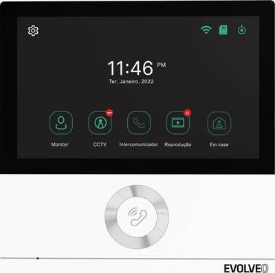 Video interfon EVOLVEO DoorPhone AHD7, 7", WiFi, i bardhë
