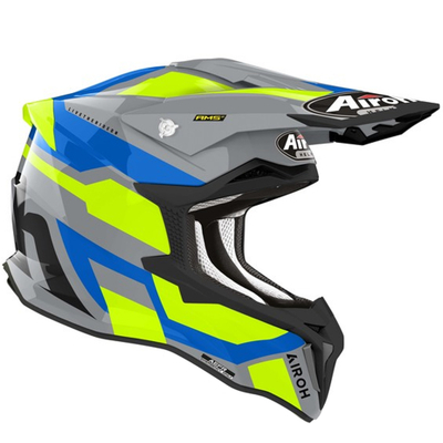 Helmetë motocross Airoh Strycker Glam, madhësia XL, e verdhë