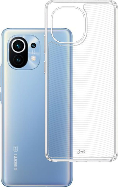 Maskë mbrojtëse 3MK Armor Case për Xiaomi Mi 11 5G, TPU i butë, transparente