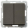 Ndërprerës për llustre Ospel Sonata ŁP-2R/m/40, 16AX, IP20, ngjyrë chocolate metallic