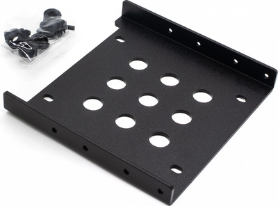 Kllapë për me montu disk 2.5", metal, për kasa desktop, ngjyrë e zezë
