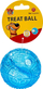 Топка играчка за кучиња Toby's Choice Treat Ball, 8 cm, мирис на ванила, сина
