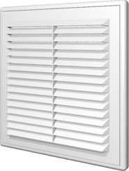 Rrjetë ventilimi Dospel Classic D150 Rw, 15x15 cm, e bardhë