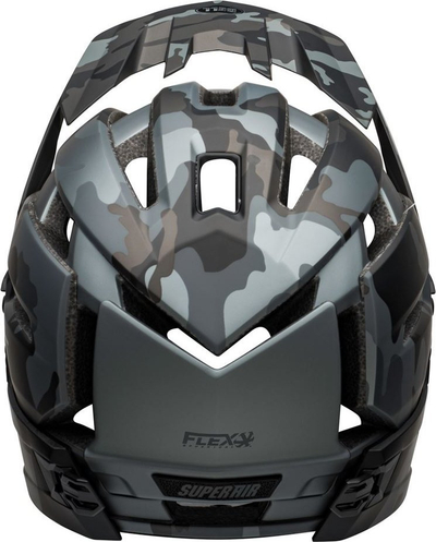 Helmetë çiklizmi Full Face Bell Super Air R Mips Spherical, MTB, e bardhë infrakuqe mat me shkëlqim