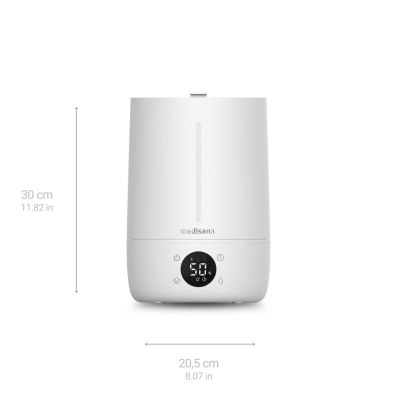Humidifikues ajri Medisana AH 663, funksion aromaterapie, i bardhë