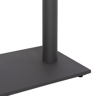 Bazë tavoline bari HM480.20, metal 80x40x108 cm, gri e errët