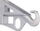 Mbajtëse kabllosh Extralink CS100 Hook Support, metal, për shtylla edhe mure, gri
