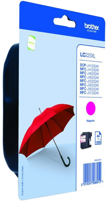 Ngjyrë për printer Brother LC-225XLM, e purprut