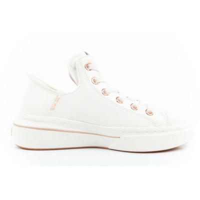 Atlete Skechers Snoop One OG Leather Slip Ins W 186001, lëkurë natyrale, të bardha