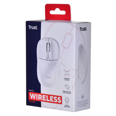 Maus Trust Primo, RF Wireless, i bardhë