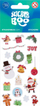 Ngjitësa fletoreje Sticker Boo Christmas, set për zbukurim, me motive Krishtlindjesh, shumngjyrësh