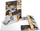 Dosje kartoni Herma A4 19209, me shirit elastik, blu