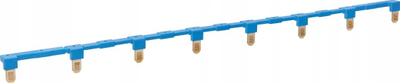 Lidhës 8 polar Relpol ZGZP4-8 BE, për baza GZP4 dhe PIR2 PIR4, blu