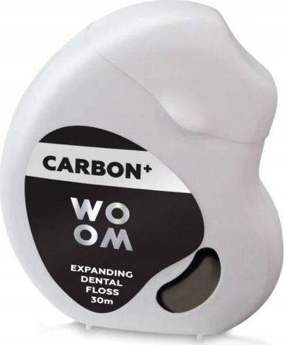 Забен конец Woom Carbon+, 30m, активен јаглен, арома нане и еукалипт