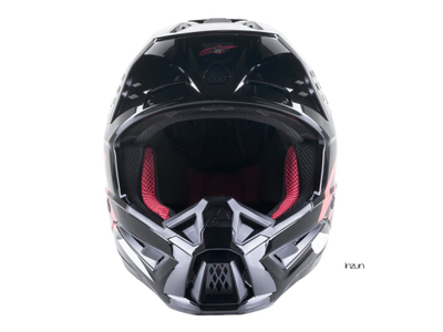 Helmetë motori Alpinestars S-M5 Compass, off-road, e zezë rozë