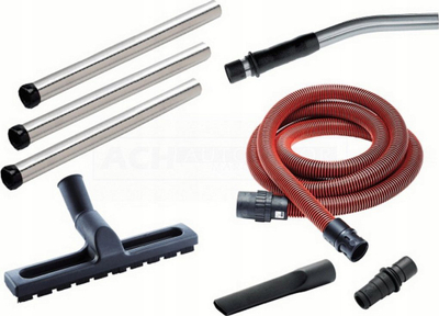 Adapter për fshesë me korrent Nilfisk 107413546, për tuba edhe aksesorë, plastikë, gri