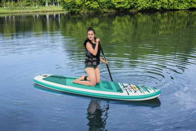 Dërrasë SUP Bestway Hydro Force Huaka'i, set komplet, kapacitet 130kg, shumëngjyrëshe