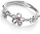 Unazë Hot Diamonds DR214, argjend 925, me lule Forget Me Not, argjendi