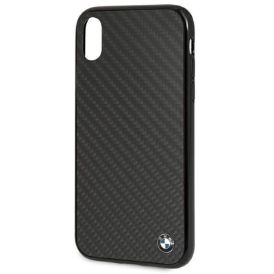 Mbrojtëse telefoni BMW Signature Carbon për iPhone XR, fiber karboni, 6.1", e zezë