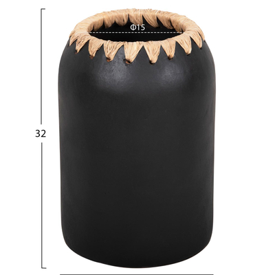 Vazo dekorative Φ21×32 Hcm (HM4376), bardhë
